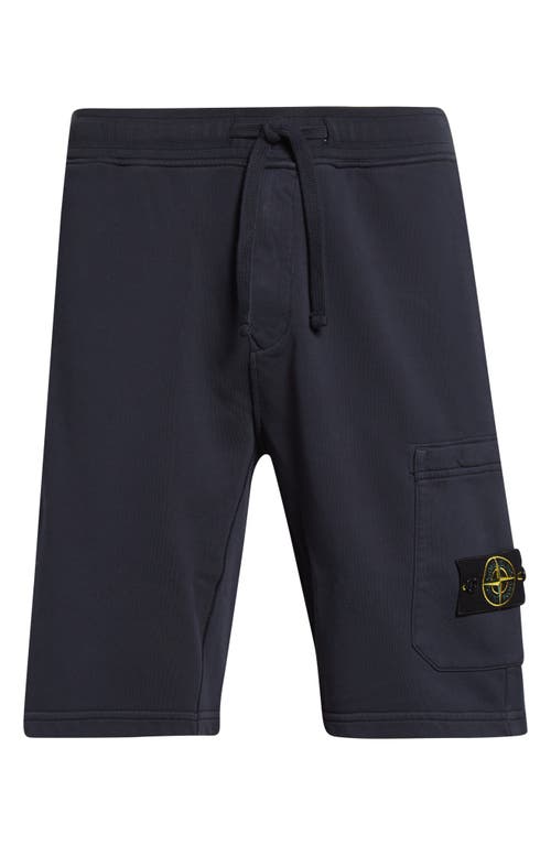 Stone  Felpa Bermuda S ブラック Stone Island - Compass linen-blend Bermuda shorts