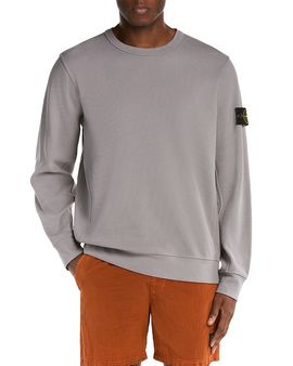 Stone Island Stone Island Felpa Solid Cotton Sweater