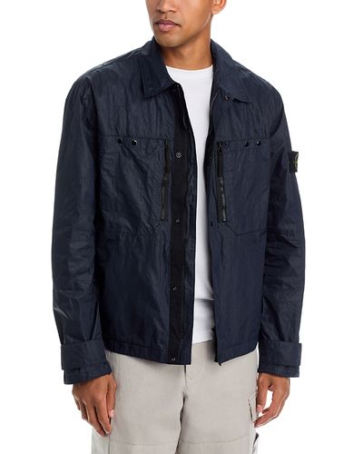 Stone Island Stone Island Garment Dyed Nylon Micro Twill Overshirt