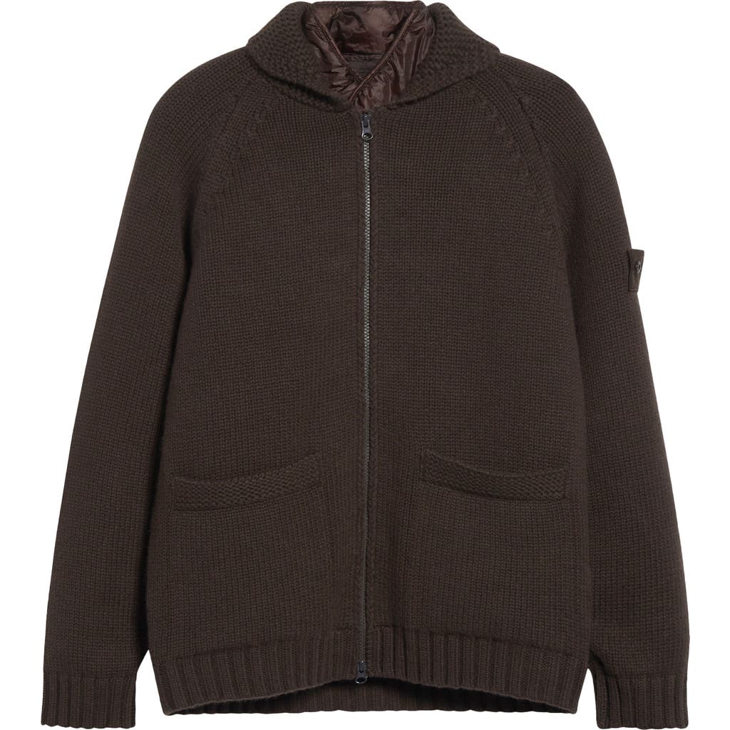 Stone Island - Ghost Cashmere Cardigan with Detachable Quilted Lining