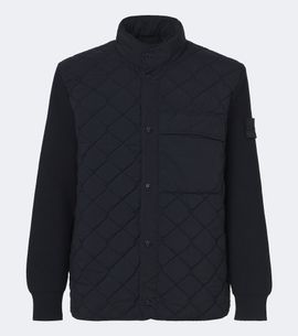 Stone Island Stone Island Ghost ribbed-knit quilted jacket
