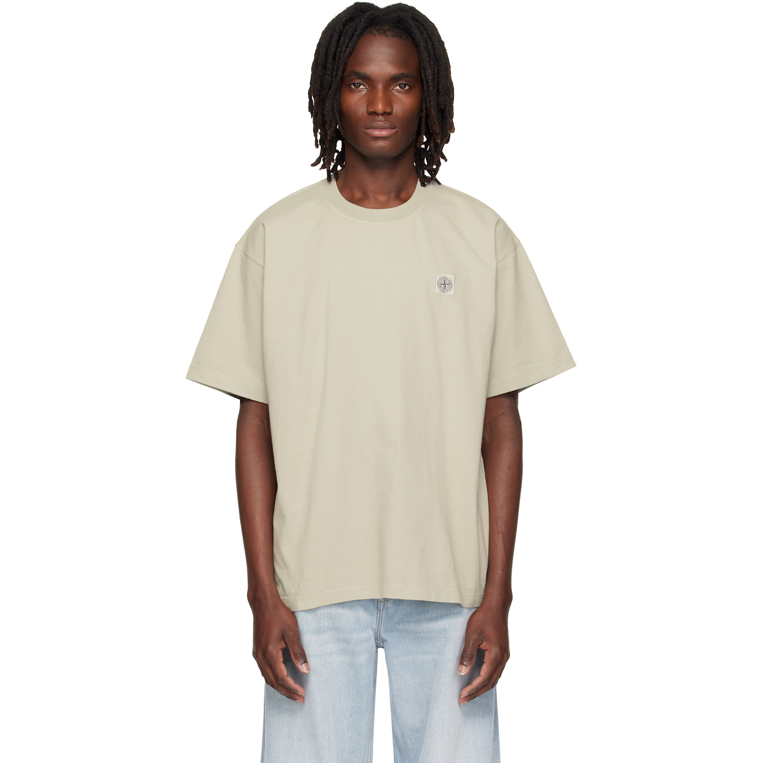 トップス 2100030 COMBED ORGANIC COTTON JERSEY M Stone Island Tops