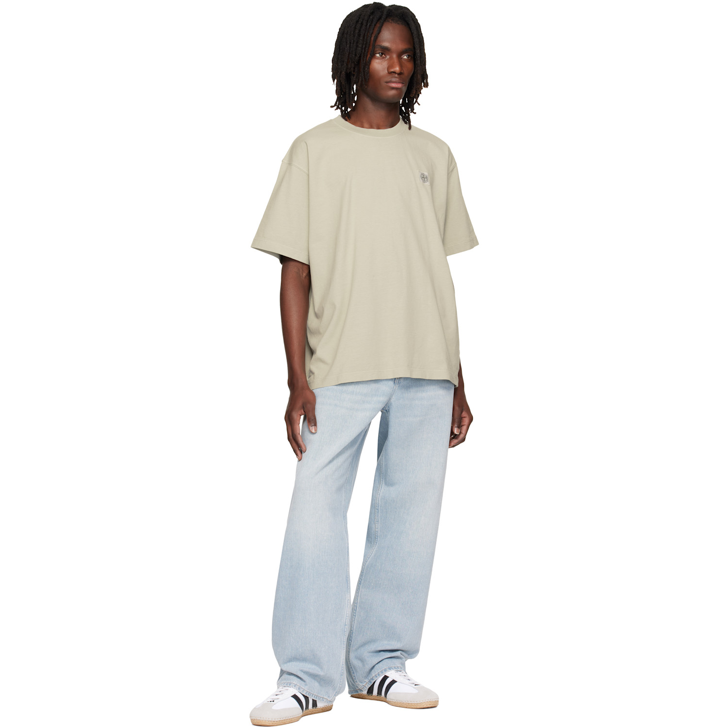 トップス 2100030 COMBED ORGANIC COTTON JERSEY M Stone Island Tops