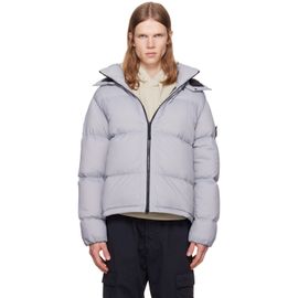 Stone Island Stone Island Gray 4100013 Matt Ripstop Cordura Advanced Fabrics Down Jacket