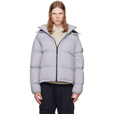Stone Island Stone Island Gray 4100013 Matt Ripstop Cordura Advanced Fabrics Down Jacket