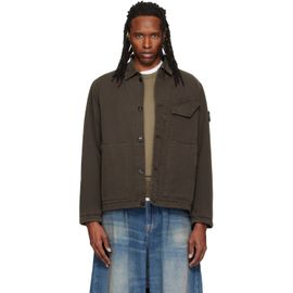 Stone Island Stone Island Gray 4100048 Organic Panama Cotton Jacket