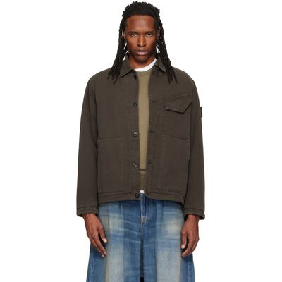 Stone Island Stone Island Gray 4100048 Organic Panama Cotton Jacket