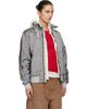Stone Island Stone Island Gray 4100064 Nylon Metal ECONYL Watro-TC Bomber Jacket - 2