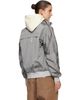 Stone Island Stone Island Gray 4100064 Nylon Metal ECONYL Watro-TC Bomber Jacket - 3