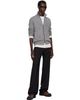 Stone Island Stone Island Gray 5100012 Textured Stitch Wool Sweater - 5