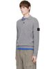 Stone Island Stone Island Gray 5100018 Geelong Wool LS Polo - 4
