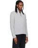 Stone Island Stone Island Gray 5100032 Speckled Wool Nylon Sweater - 2