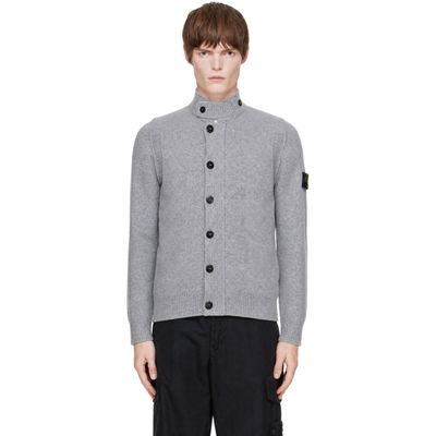 Stone Island Stone Island Gray 5100047 Lambswool Jacket
