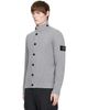 Stone Island Stone Island Gray 5100047 Lambswool Jacket - 4