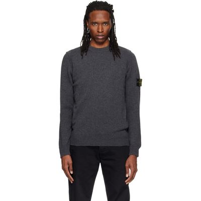 Stone Island Stone Island Gray 5100072 Lambswool Sweater