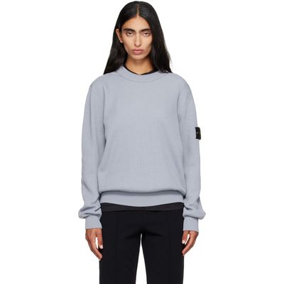 Stone Island Stone Island Gray 5100154 Ribbed Soft Organic Cotton Sweater