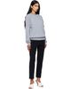 Stone Island Stone Island Gray 5100154 Ribbed Soft Organic Cotton Sweater - 5