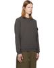 Stone Island Stone Island Gray 6100034 Malfilé Fleece 'Old' Effect Sweatshirt - 2