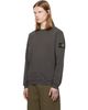 Stone Island Stone Island Gray 6100034 Malfilé Fleece 'Old' Effect Sweatshirt - 4