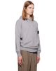 Stone Island Stone Island Gray 6100062 Organic Cotton Fleece Hoodie - 2