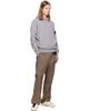 Stone Island Stone Island Gray 6100062 Organic Cotton Fleece Hoodie - 5