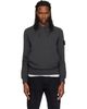 Stone Island Stone Island Gray 6100062 Organic Cotton Hoodie - 1