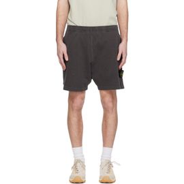 Stone Island Stone Island Gray 6200014 Malfilé Fleece Old Effect Shorts