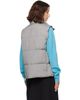 Stone Island Stone Island Gray G100010 Crinkle Reps NY Down Vest - 3