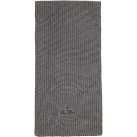Stone Island Stone Island Gray N200001 Mouliné Cotton Chenille Scarf