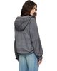 Stone Island Stone Island Gray Q100035 Uneven Smerigliato & Canvas Anorak - 3