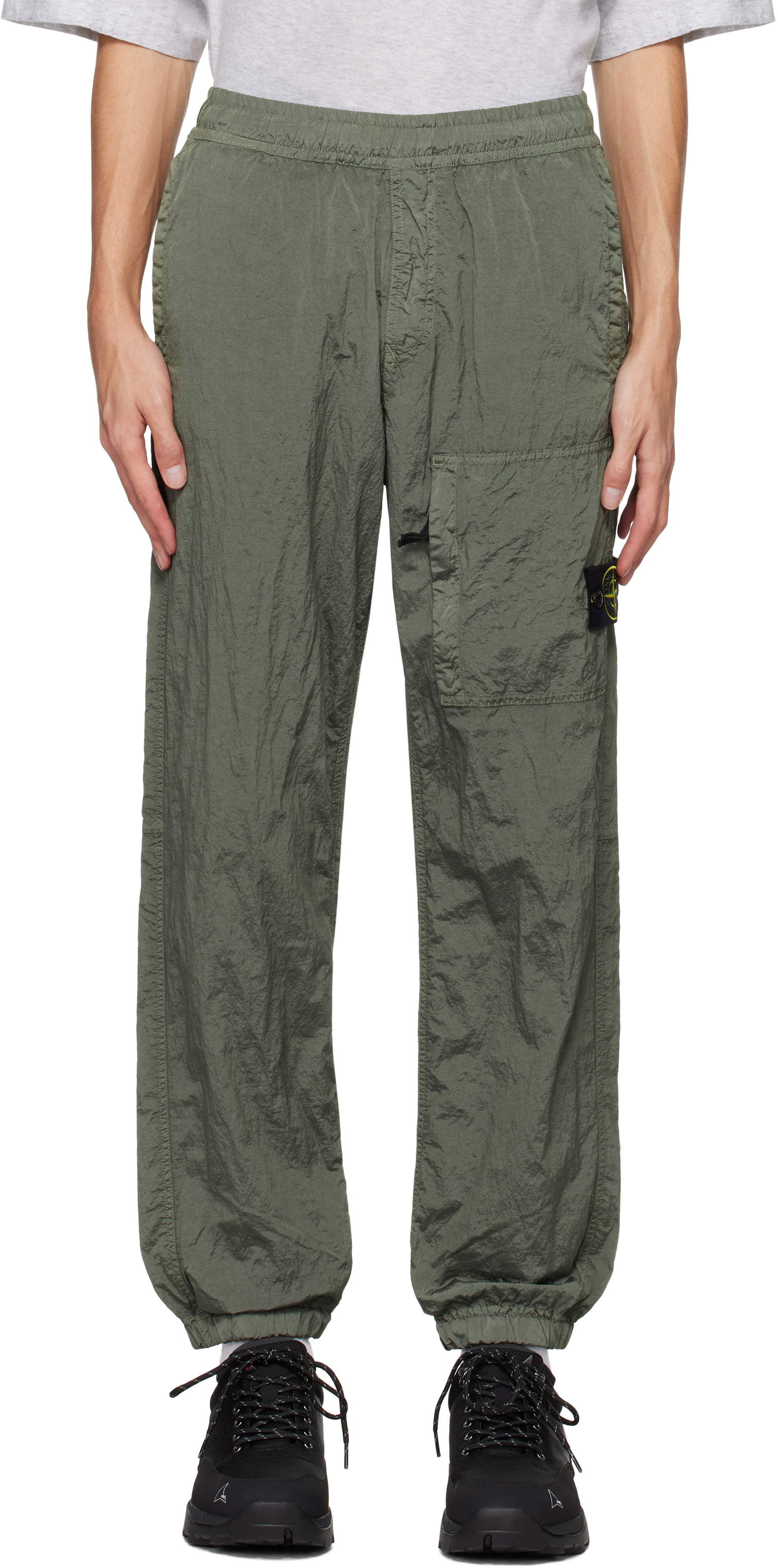 Stone Island - Green 31019 Nylon Metal Track Pants