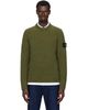 Stone Island Stone Island Green 5100031 Speckled Wool Nylon Sweater - 1
