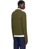 Stone Island Stone Island Green 5100031 Speckled Wool Nylon Sweater - 3