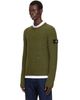 Stone Island Stone Island Green 5100031 Speckled Wool Nylon Sweater - 5