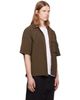 Stone Island Stone Island Khaki 1200019 Nylon Smerigliato S.I. Ghost Shirt - 2