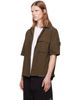 Stone Island Stone Island Khaki 1200019 Nylon Smerigliato S.I. Ghost Shirt - 4