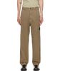 Stone Island Stone Island Khaki 3100014 Organic Panama Cotton Trousers - 1