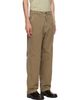 Stone Island Stone Island Khaki 3100014 Organic Panama Cotton Trousers - 2