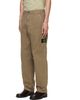 Stone Island Stone Island Khaki 3100014 Organic Panama Cotton Trousers - 4