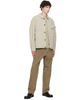 Stone Island Stone Island Khaki 3100014 Organic Panama Cotton Trousers - 5