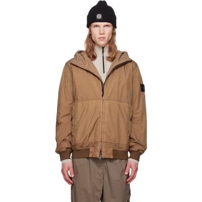 Stone Island Stone Island Khaki 4100110 Crinkle Reps NY Jacket