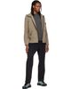Stone Island Stone Island Khaki 6100020 Organic Cotton Interlock Hoodie - 5