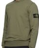 Stone Island Stone Island Khaki 6100060 Organic Cotton Fleece Sweatshirt - 4