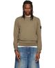 Stone Island Stone Island Khaki 6100060 Organic Cotton Sweatshirt - 1