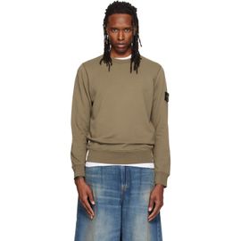 Stone Island Stone Island Khaki 6100060 Organic Cotton Sweatshirt