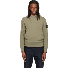 Stone Island Stone Island Khaki 6100062 Organic Cotton Hoodie