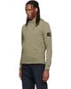Stone Island Stone Island Khaki 6100062 Organic Cotton Hoodie - 4