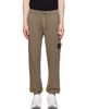 Stone Island Stone Island Khaki 6200010 Organic Cotton Fleece Sweatpants - 1