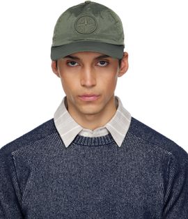 Stone Island Stone Island Khaki 9100011 Nylon Metal ECONYL Cap