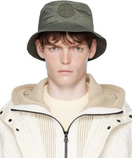 Stone Island Stone Island Khaki 9100012 Nylon Metal ECONYL Bucket Hat